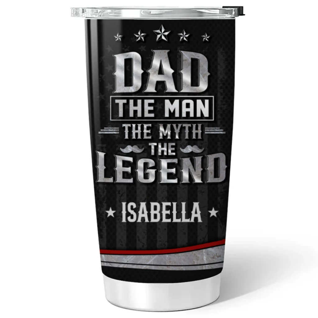The Man - Personalized Custom Tumbler - Image 6