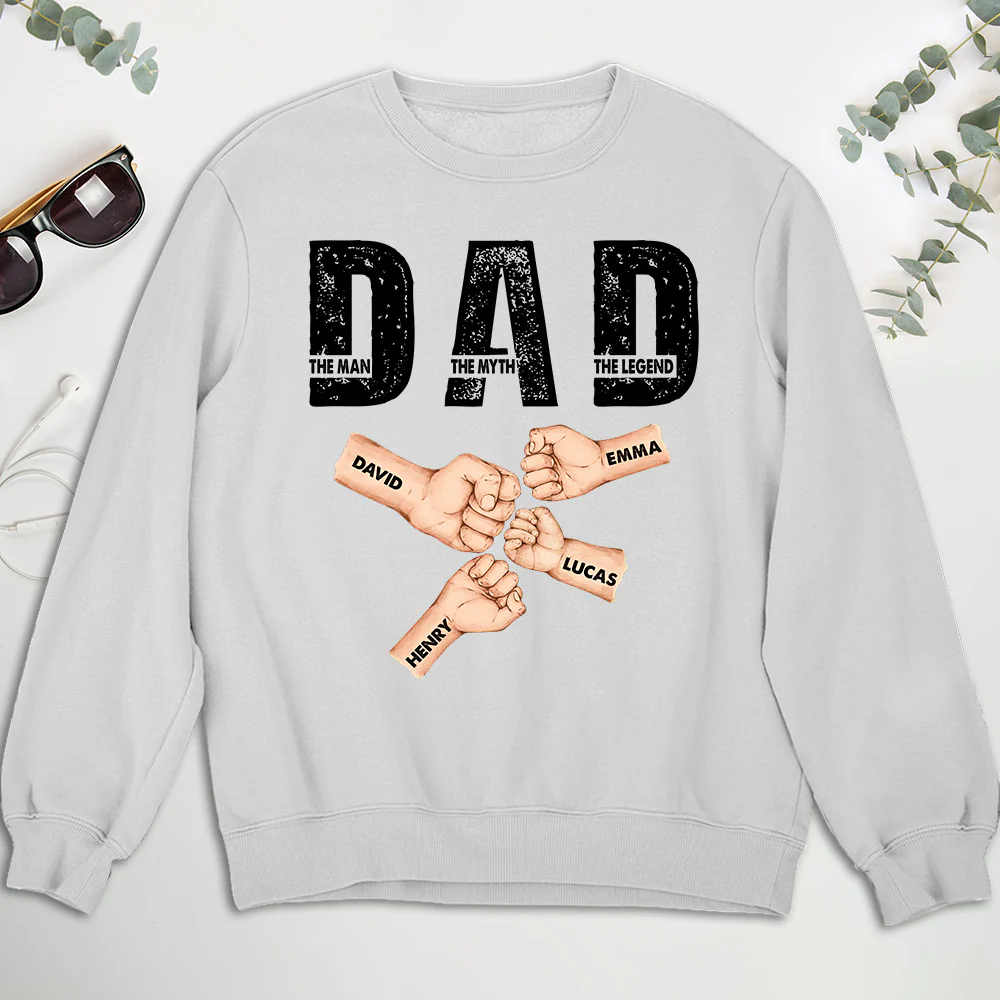 The Man, The Myth, The Legend - Personalized Custom Shirt - Image 4