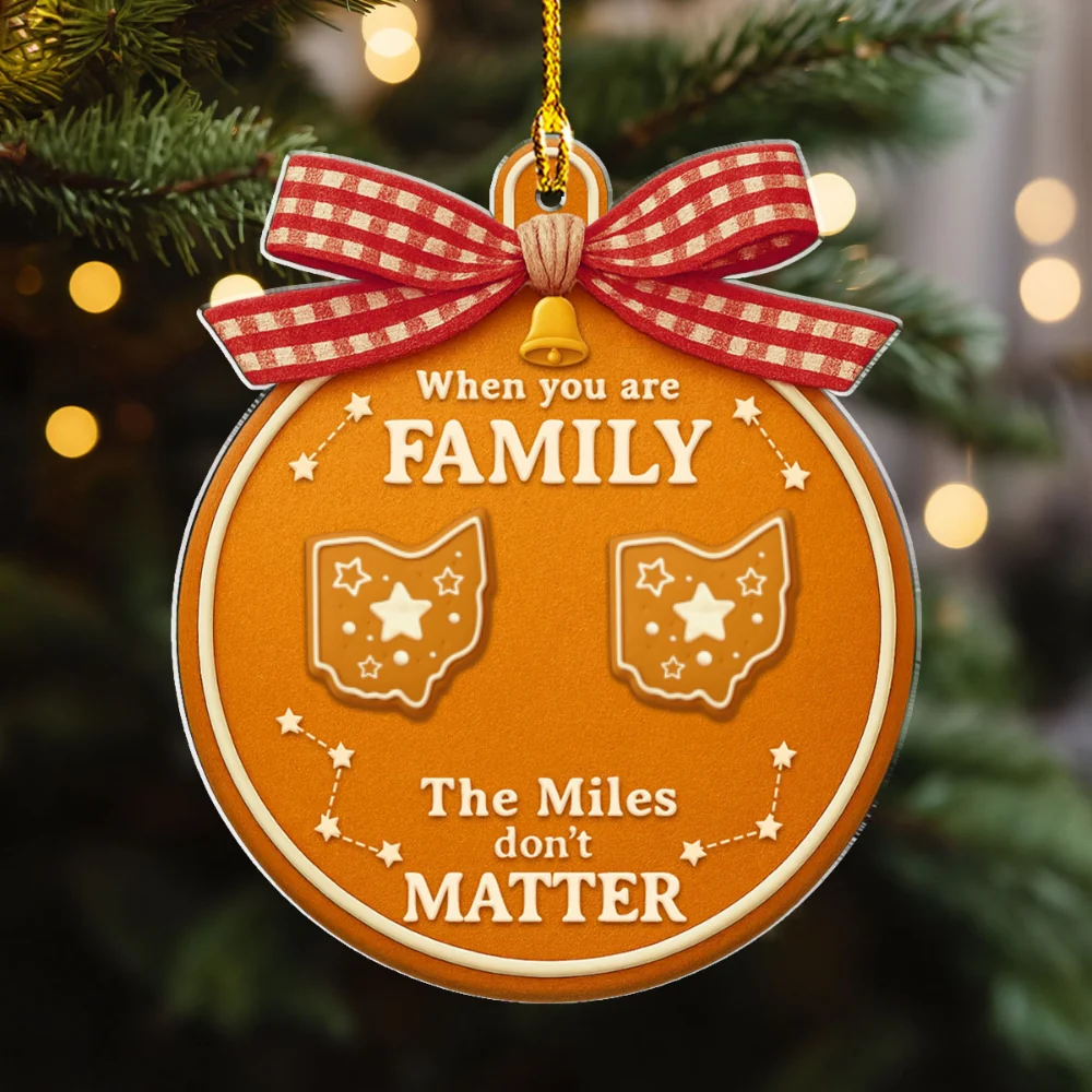 The Miles - Personalized Custom Acrylic Ornament - Image 6