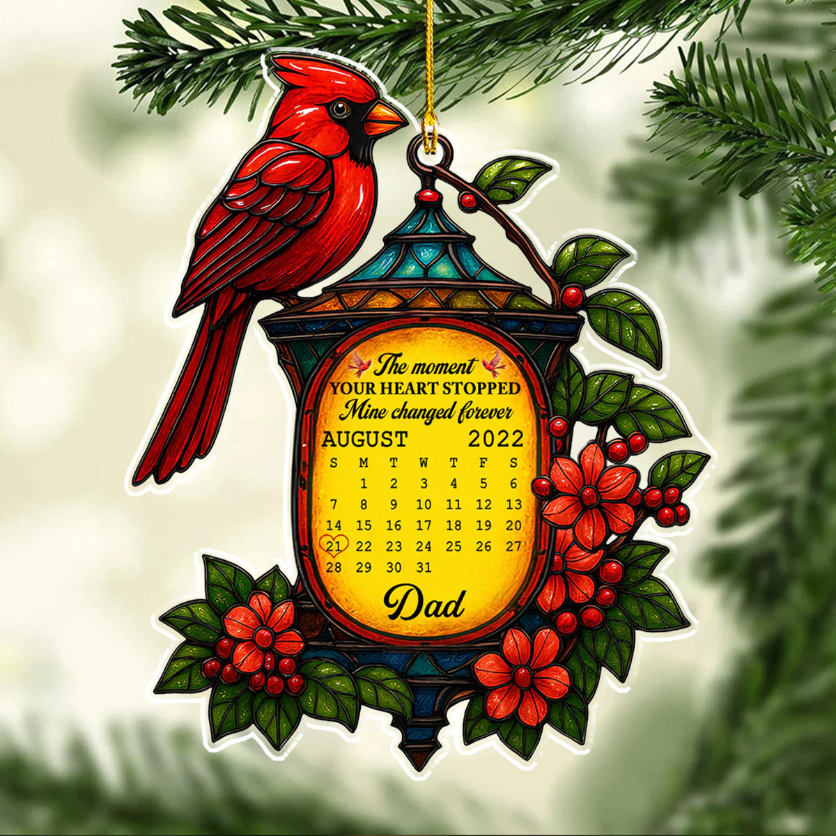 The Moment - Personalized Custom Acrylic Ornament - Image 2