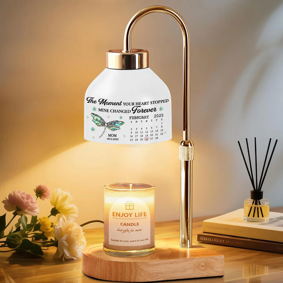 The Moment - Personalized Custom Candle Warmer Lamp - Image 2