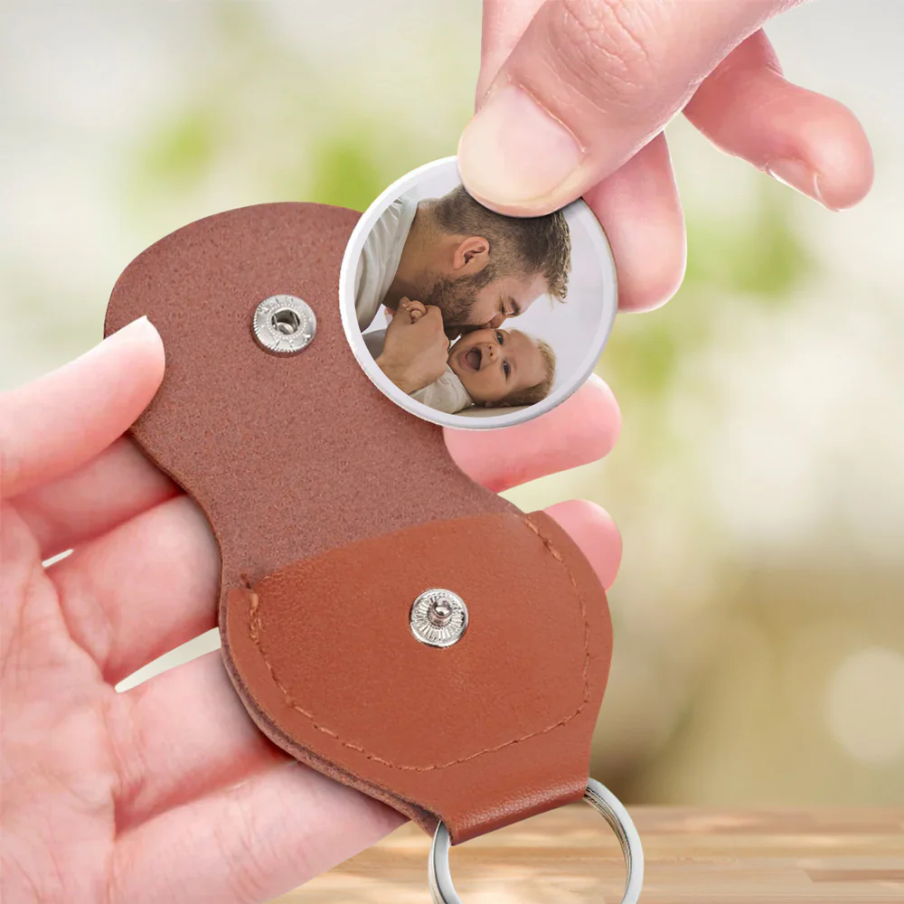 The Moment You Became My Daddy - Personalized Custom Pocket Hug - Image 3