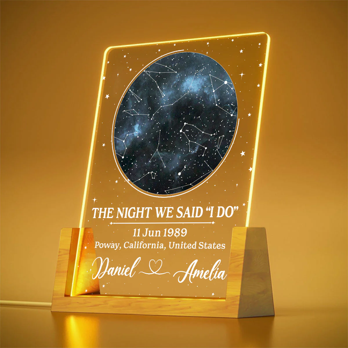 The Night - Personalized Custom Night Light - Image 3