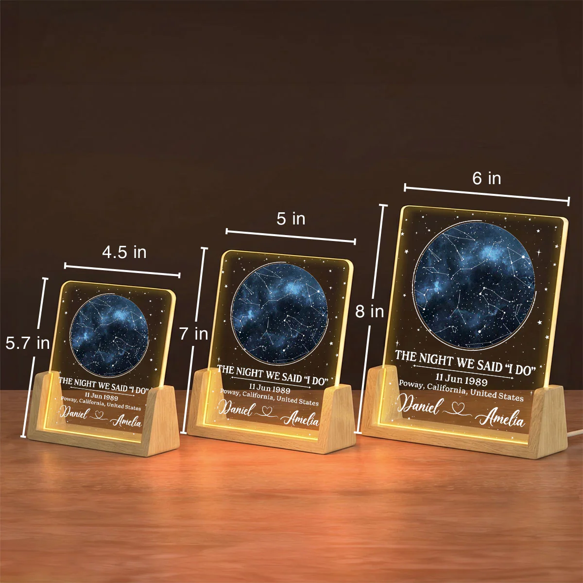 The Night - Personalized Custom Night Light - Image 4