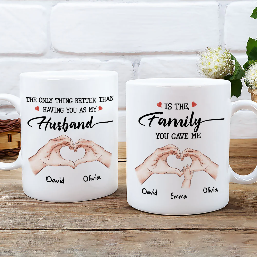 The Only Thing Better Husband Dad - Personalized Custom Coffee Mug - Image 2