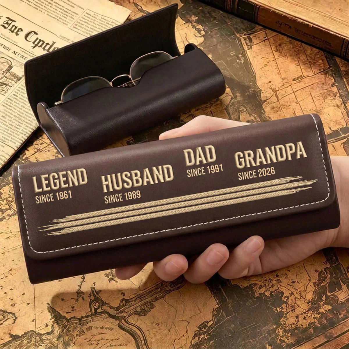 The Original Legend - Personalized Custom Leather Eyeglass Case