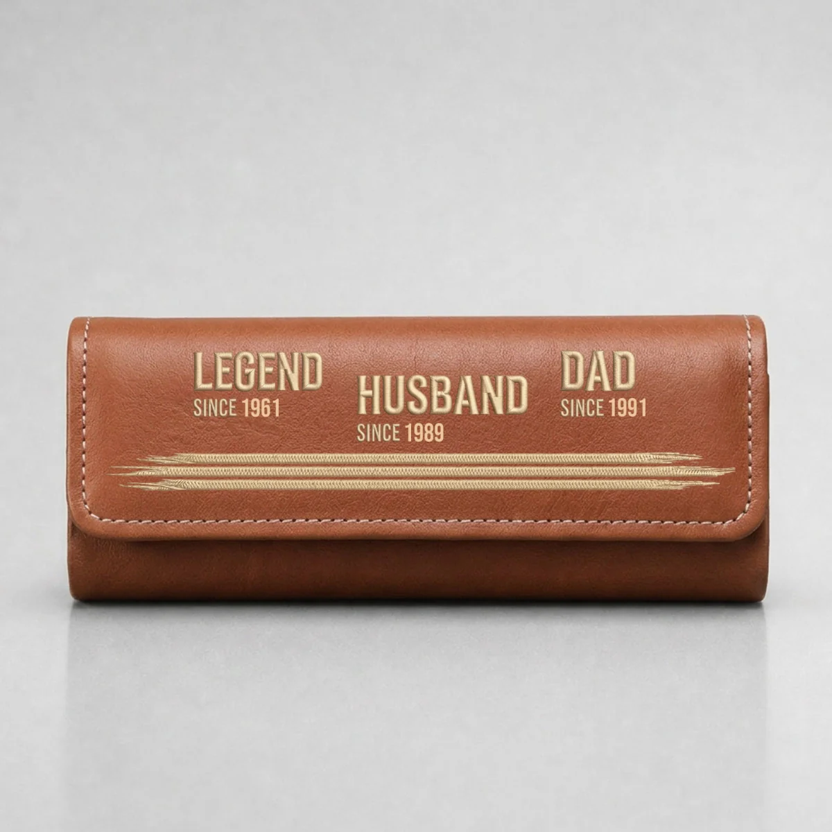 The Original Legend - Personalized Custom Leather Eyeglass Case - Image 8