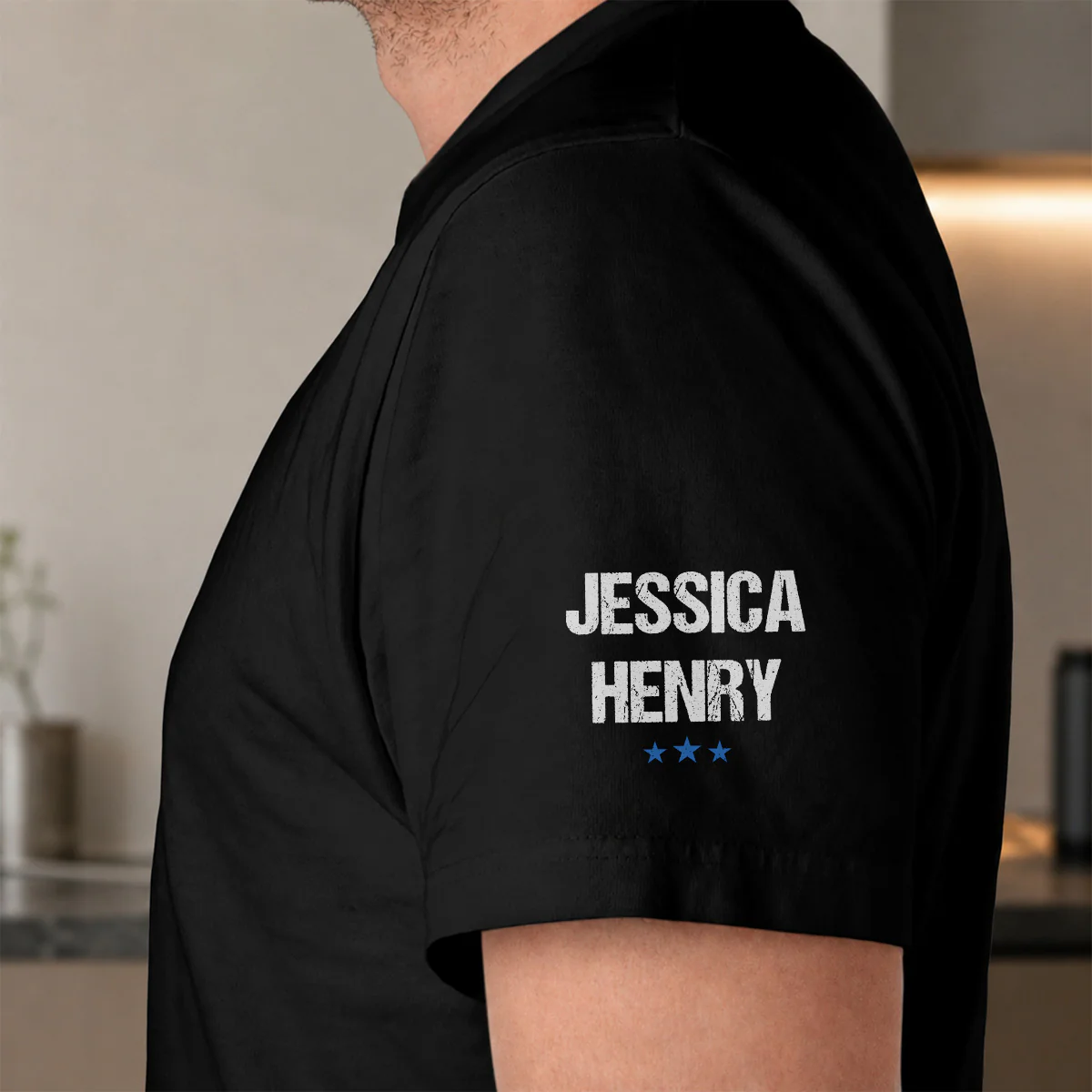 The Perfect Dad - Personalized Custom Shirt With Design On Sleeve - Image 4