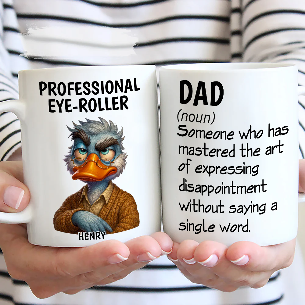 The Professional Eye Roller - Personalized Custom Coffee Mug - Image 4