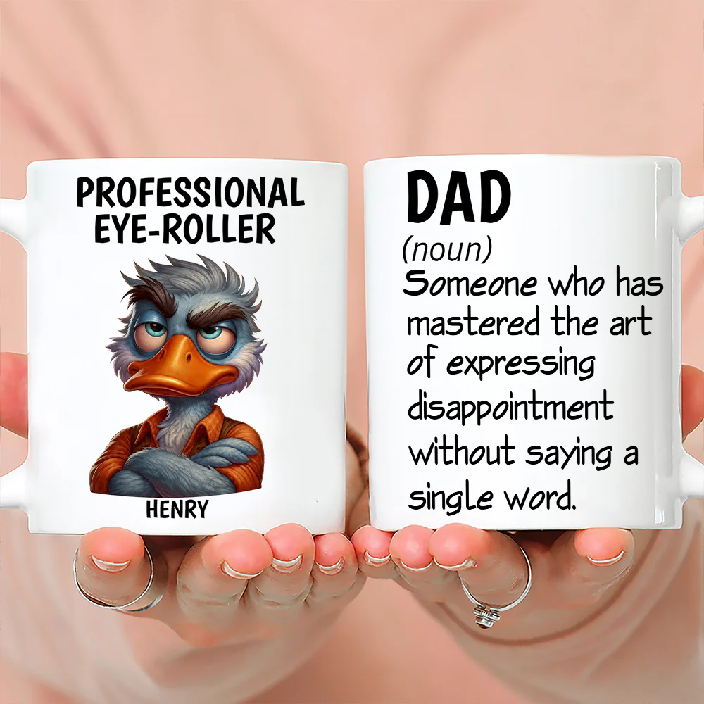 The Professional Eye Roller - Personalized Custom Coffee Mug - Image 5