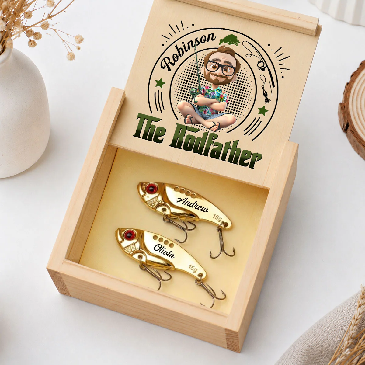 The Rodfather - Personalized Custom Fishing Lure