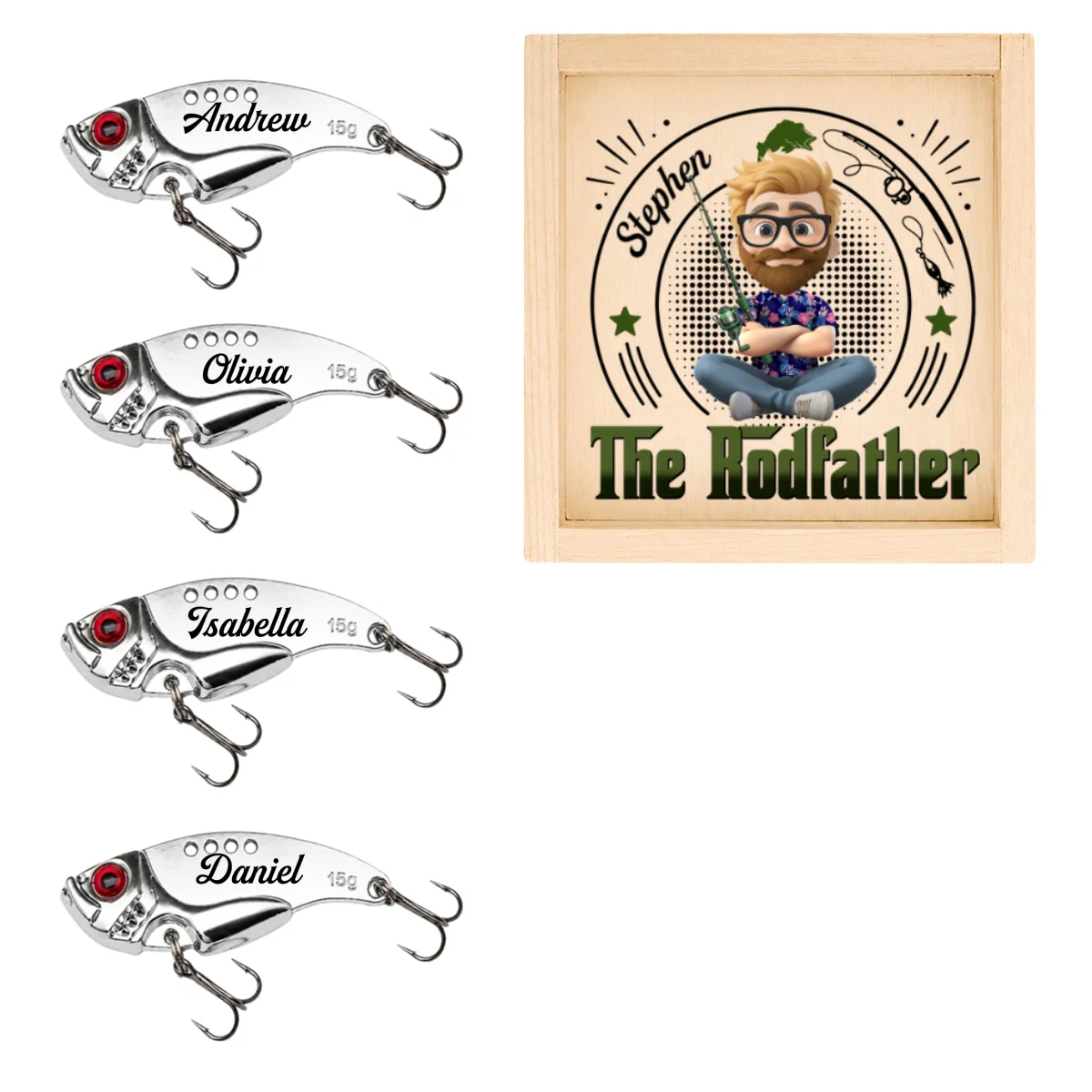 The Rodfather - Personalized Custom Fishing Lure - Image 10