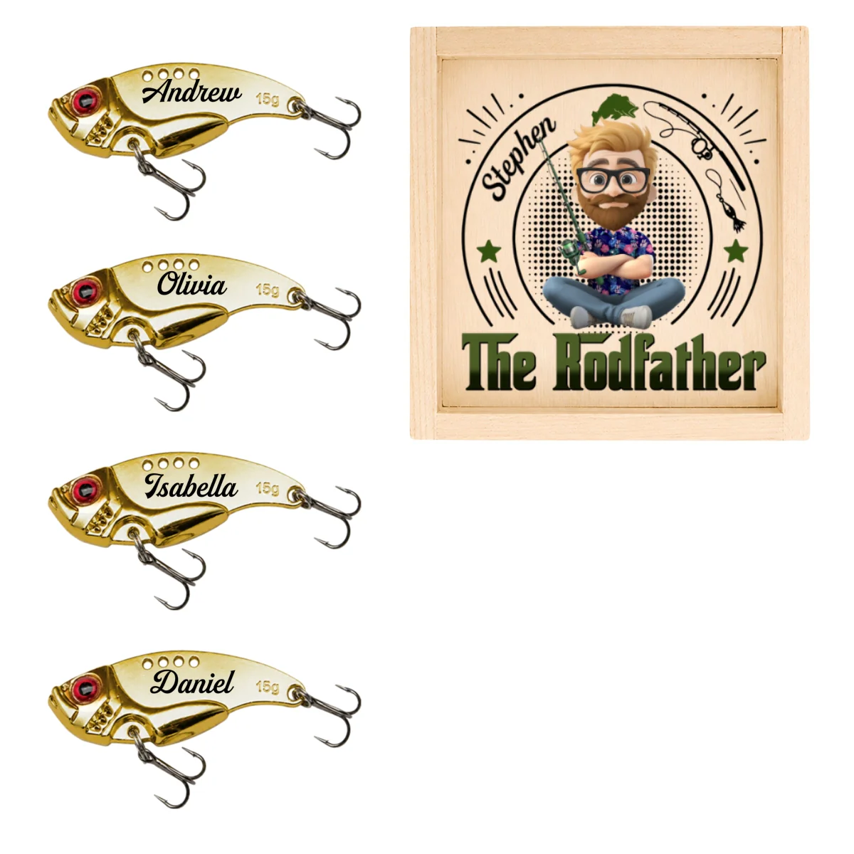 The Rodfather - Personalized Custom Fishing Lure - Image 11