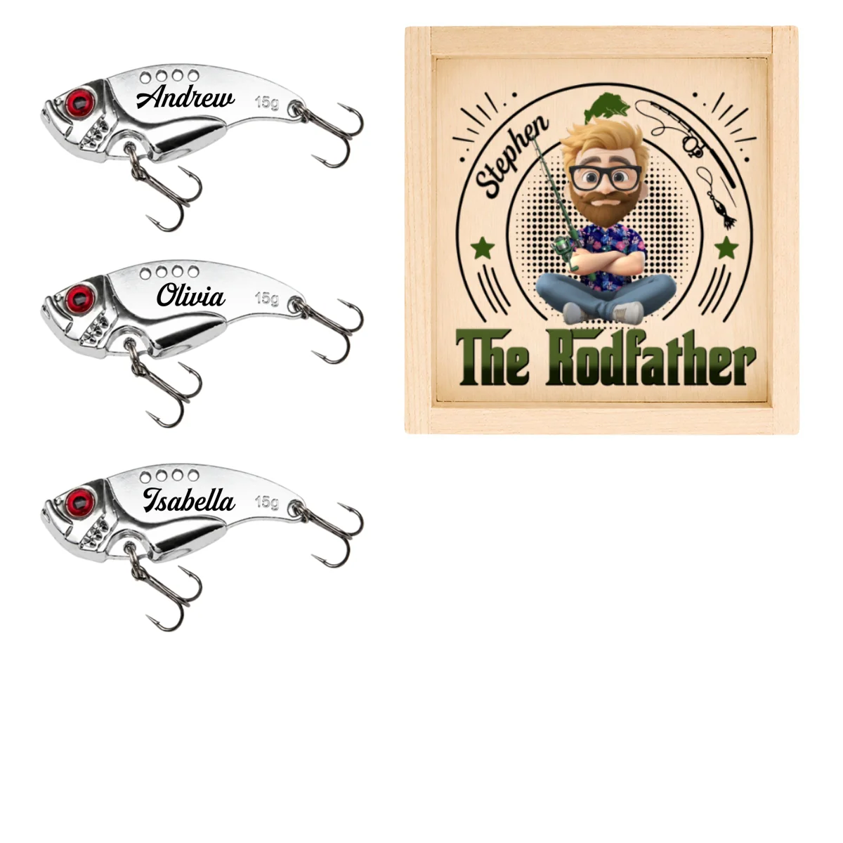 The Rodfather - Personalized Custom Fishing Lure - Image 12