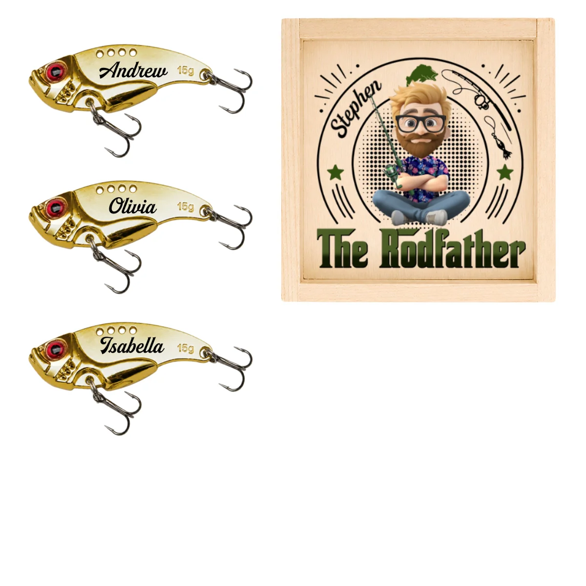 The Rodfather - Personalized Custom Fishing Lure - Image 13