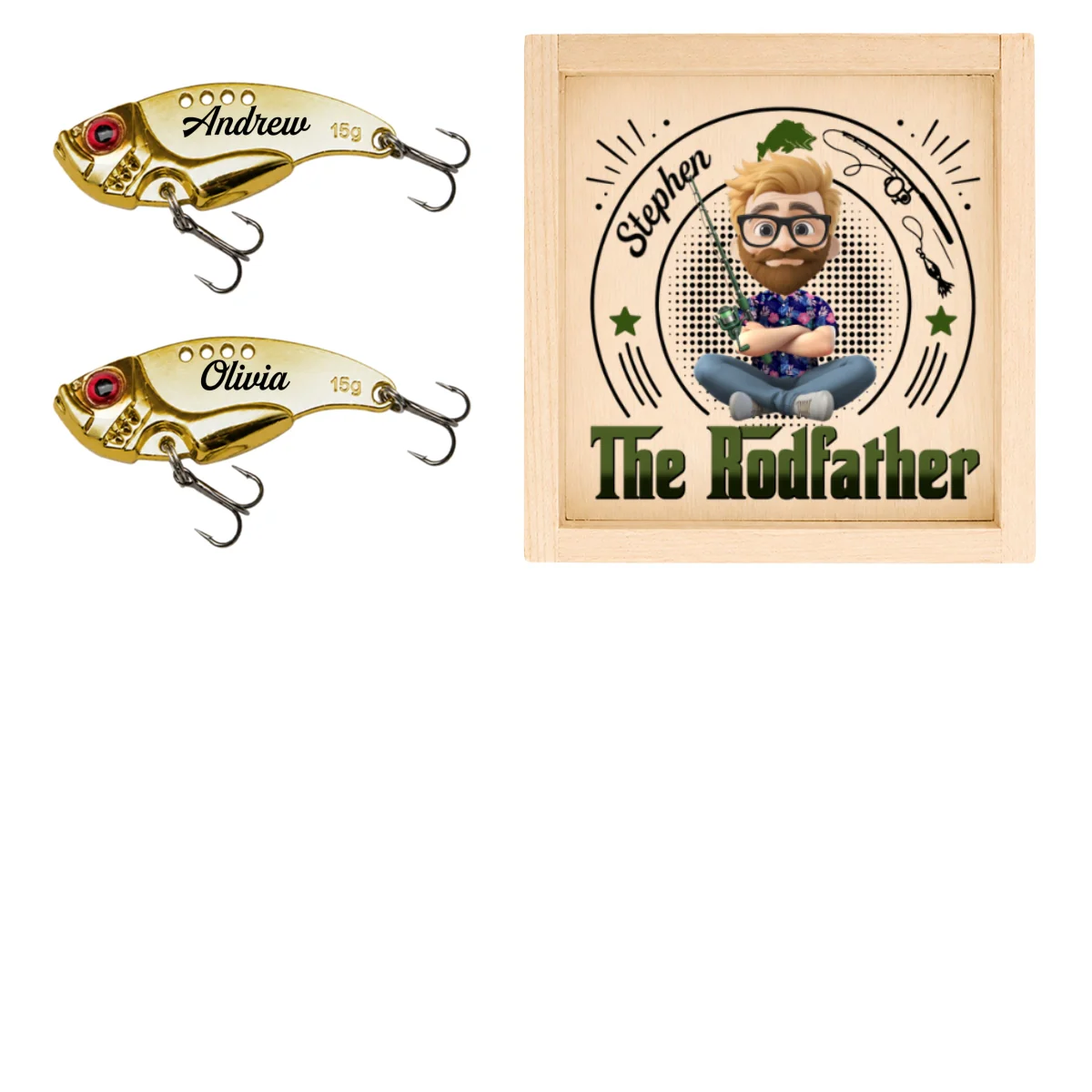 The Rodfather - Personalized Custom Fishing Lure - Image 15