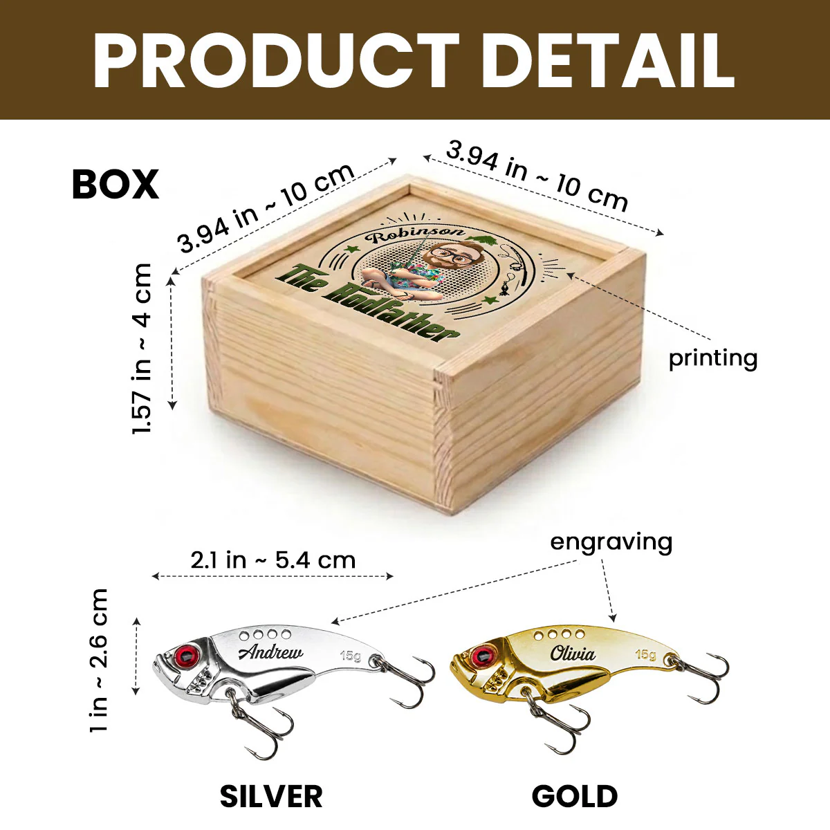 The Rodfather - Personalized Custom Fishing Lure - Image 5
