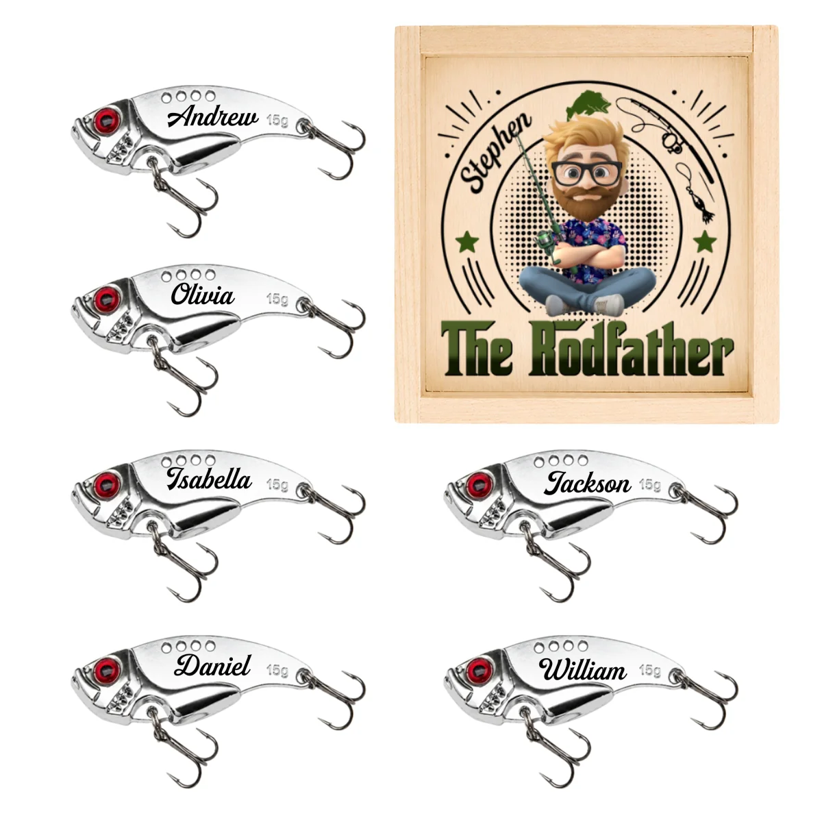 The Rodfather - Personalized Custom Fishing Lure - Image 6