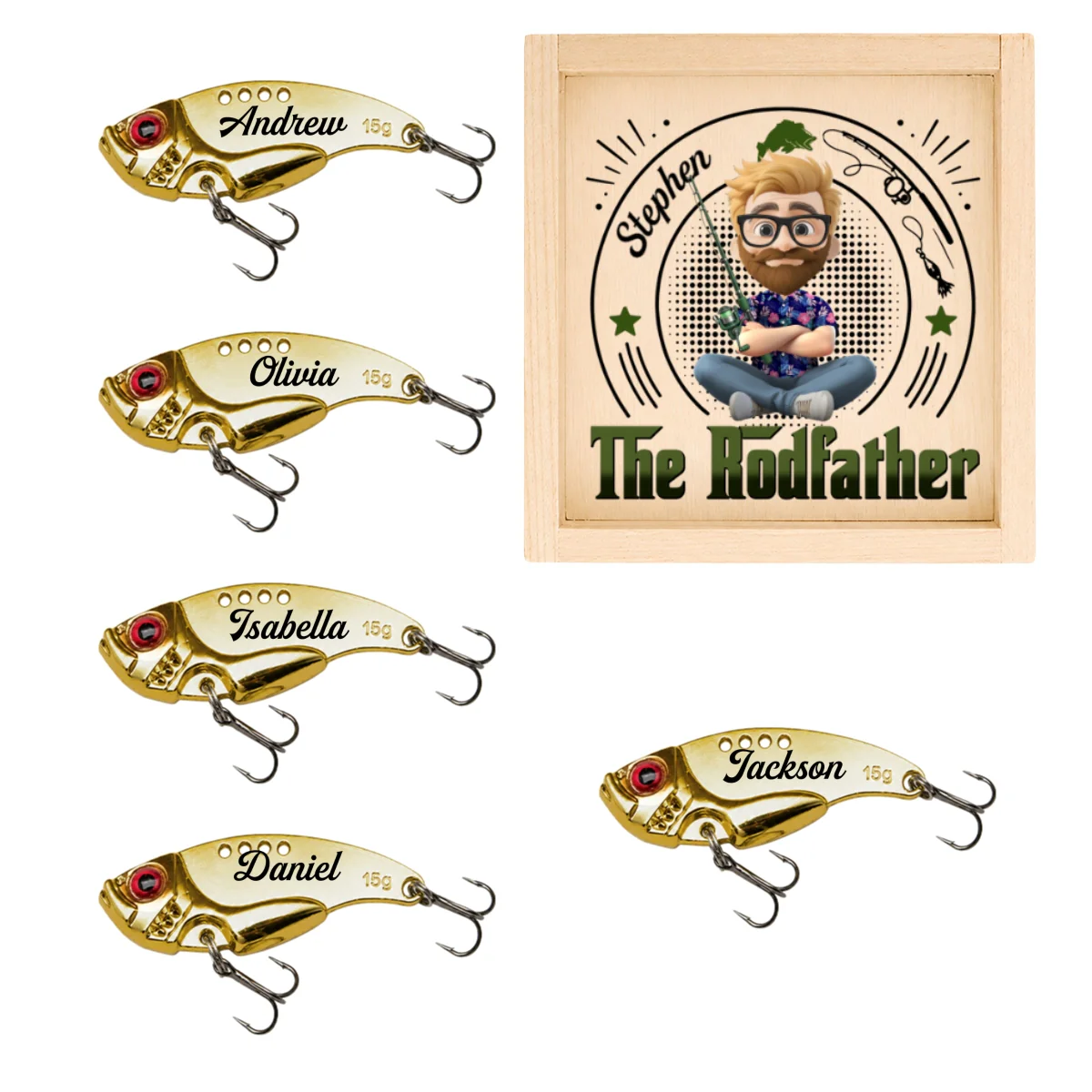 The Rodfather - Personalized Custom Fishing Lure - Image 9