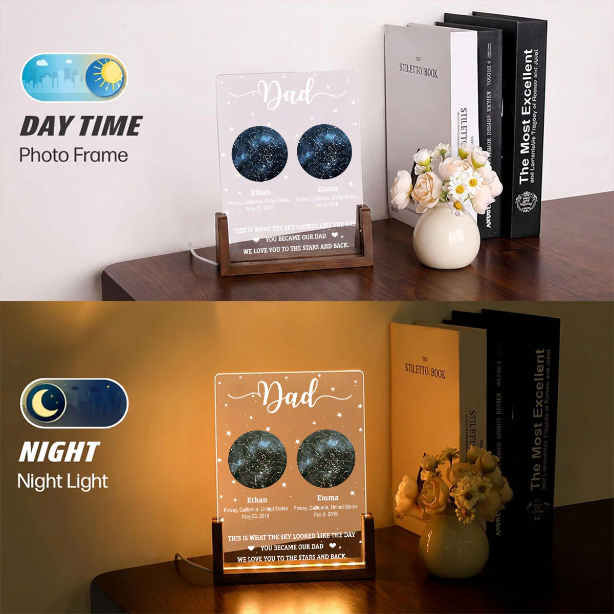 The Sky Looked Like - Personalized Custom Night Light - Image 6