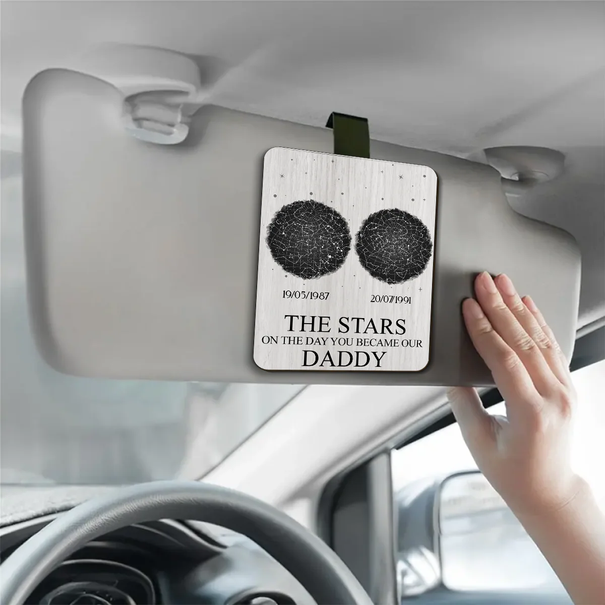 The Stars - Personalized Custom Car Visor Clip - Image 3