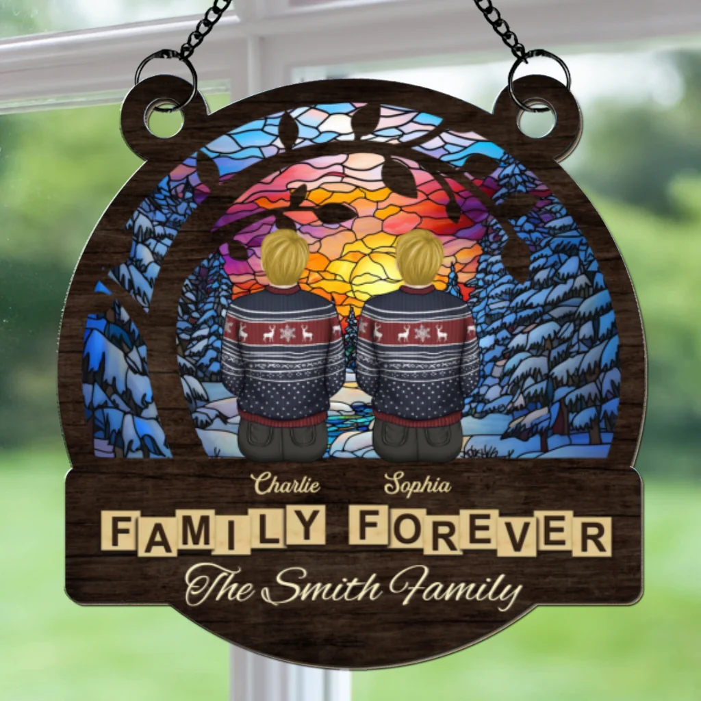 There Is No Place Like Home - Personalized Custom Suncatcher - Image 6