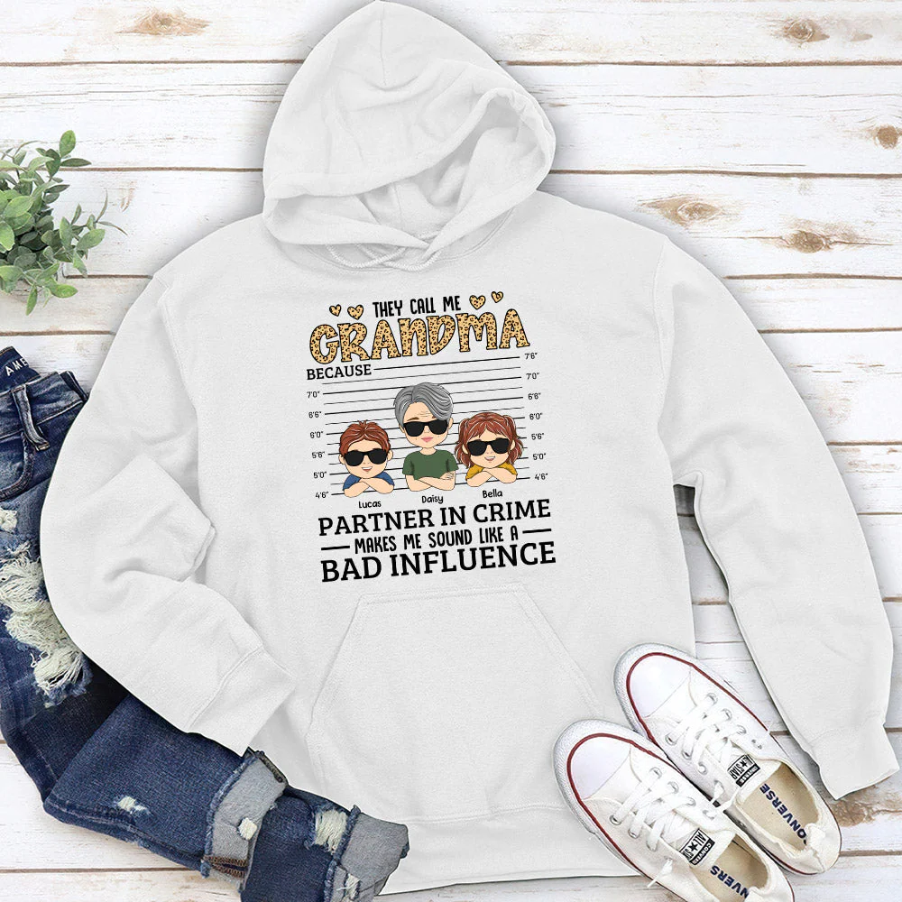 They Call Me Grandma - Personalized Custom Hoodie - Image 5