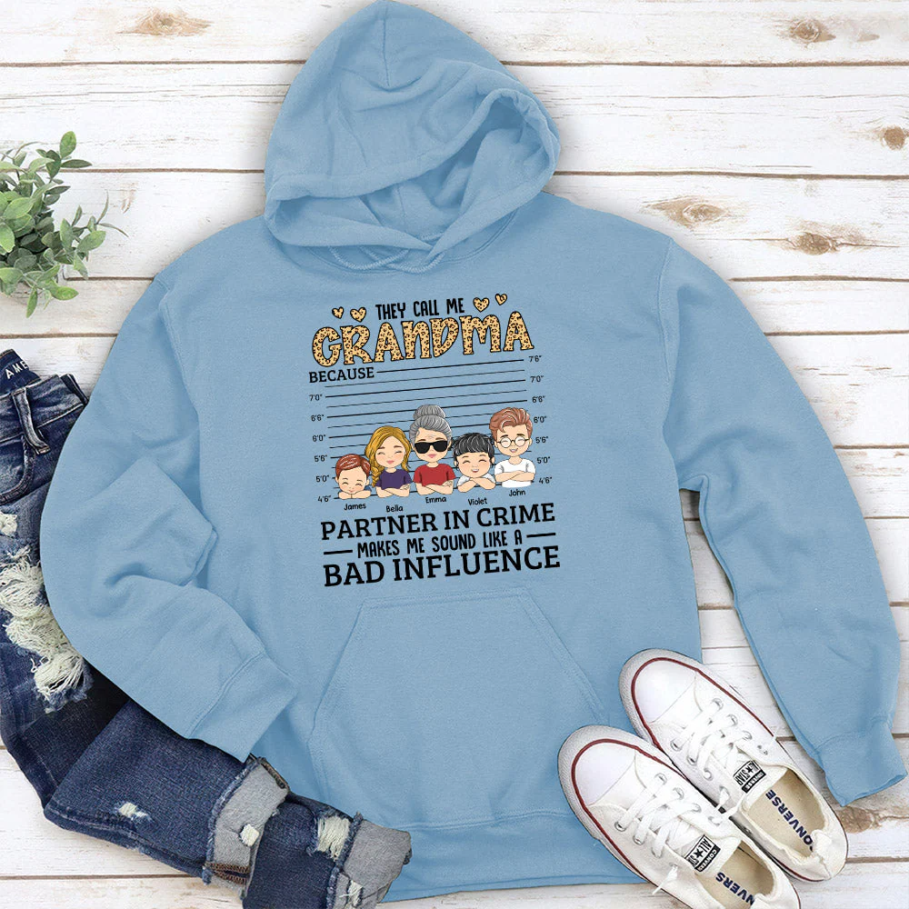 They Call Me Grandma - Personalized Custom Hoodie - Image 7