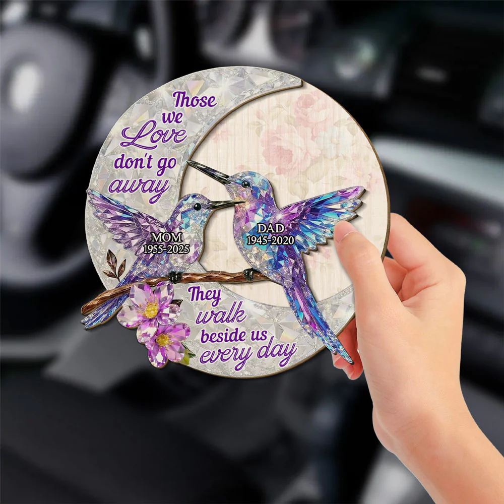 They Never Go Away - Personalized Custom 3D Effect Car Visor Clip - Image 2