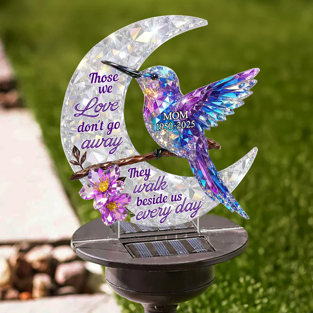 They Never Go Away - Personalized Custom 3D Effect Solar Light - Image 3