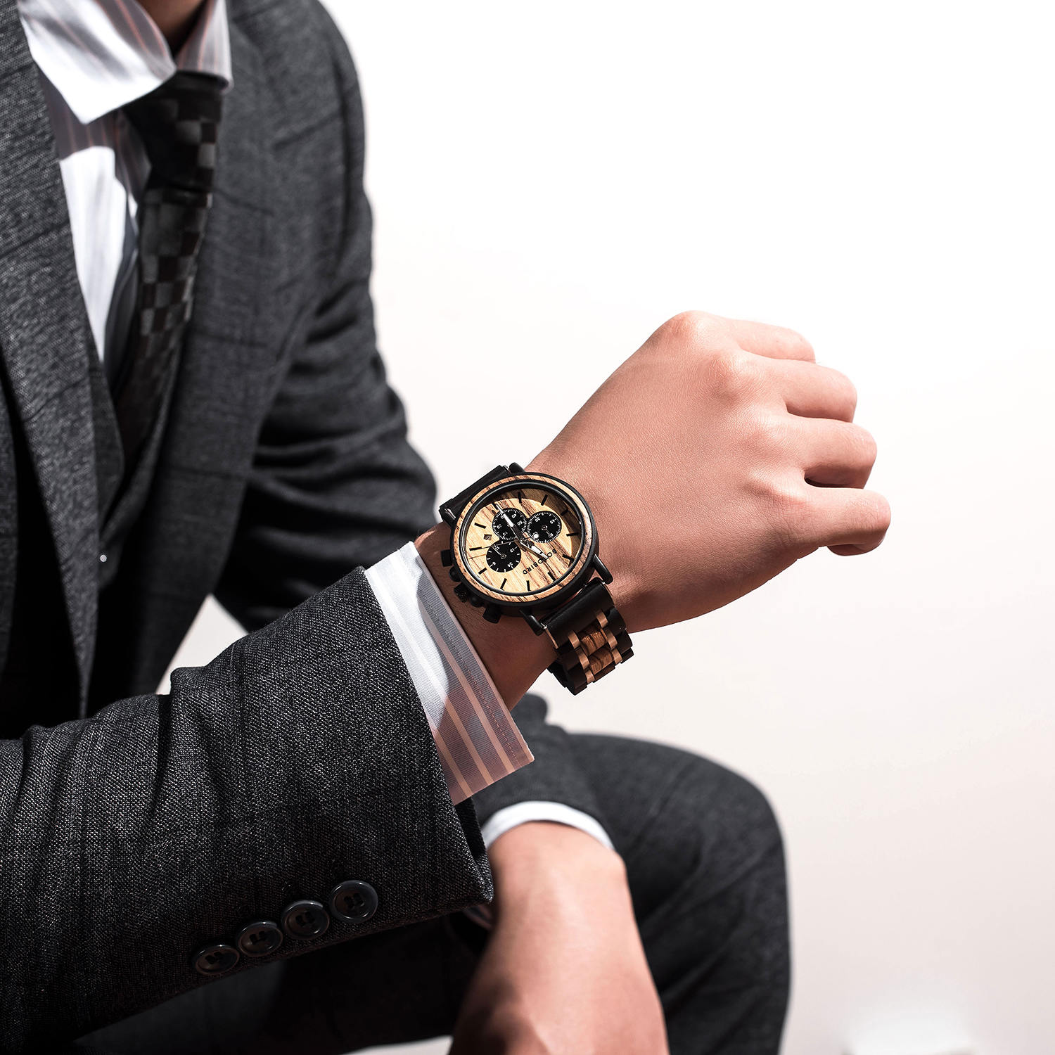 Think Of Me With Every Passing Moment - Personalized Engraved Wooden Watches GP009 - Image 6