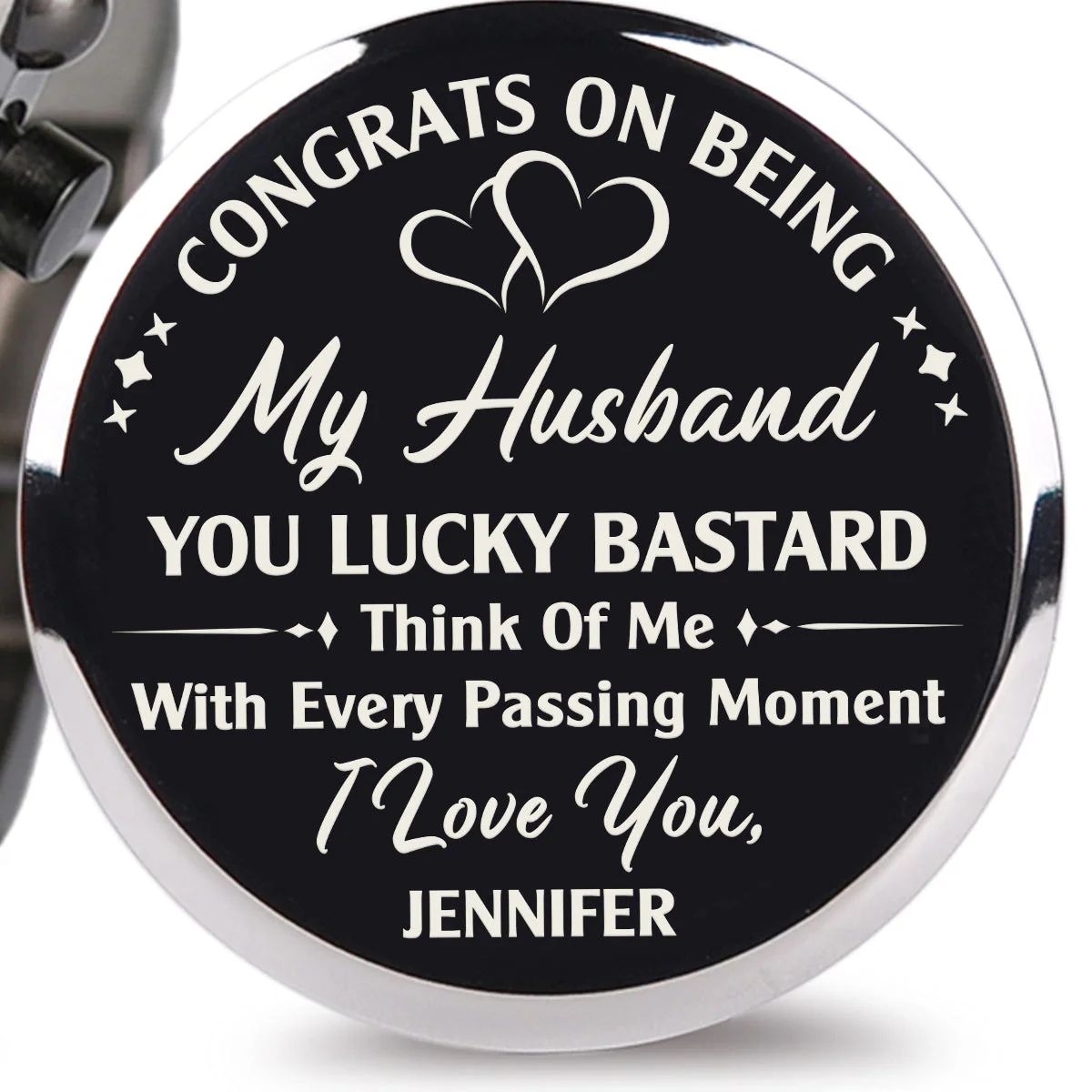 Think Of Me With Every Passing Moment - Personalized Engraved Wooden Watches GQ026 - Image 2