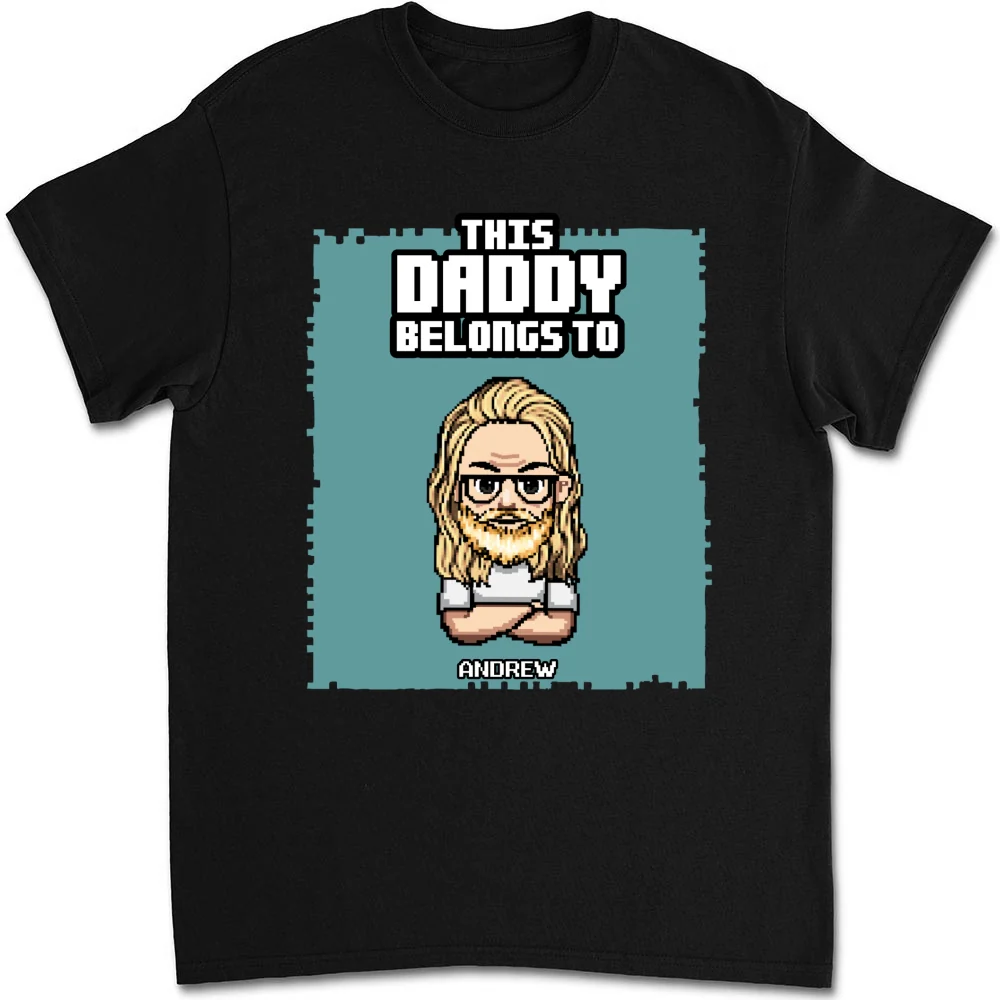 This Daddy Belongs To - Personalized Custom Shirt - Image 6