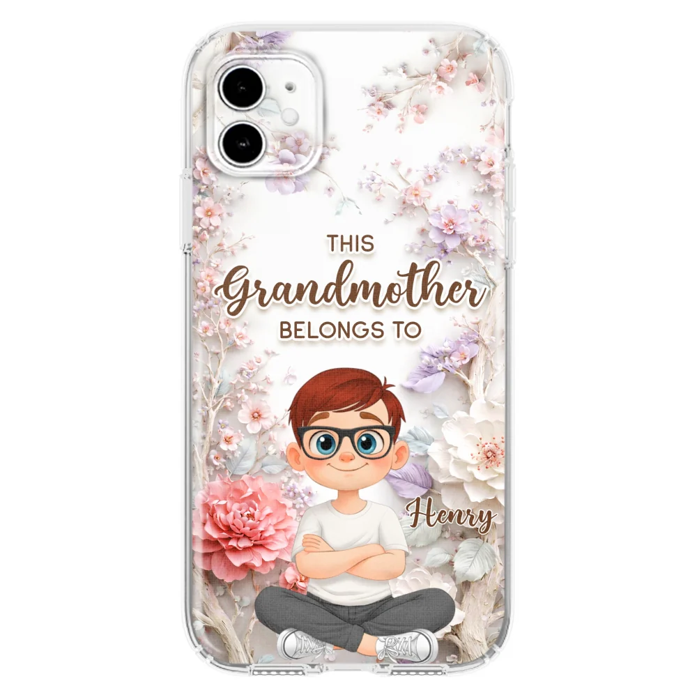 This Grandma Belongs To - Personalized Custom 3D Effect Phone Case - Image 11