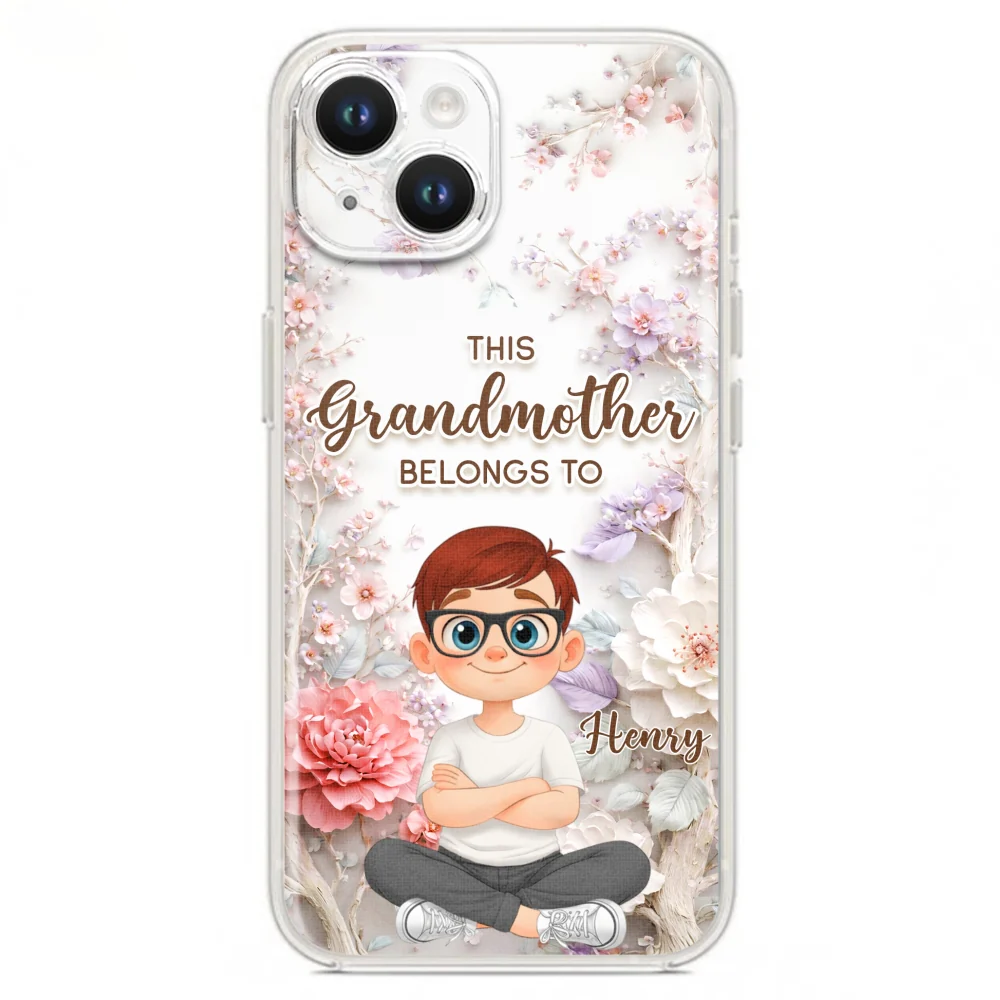 This Grandma Belongs To - Personalized Custom 3D Effect Phone Case - Image 17