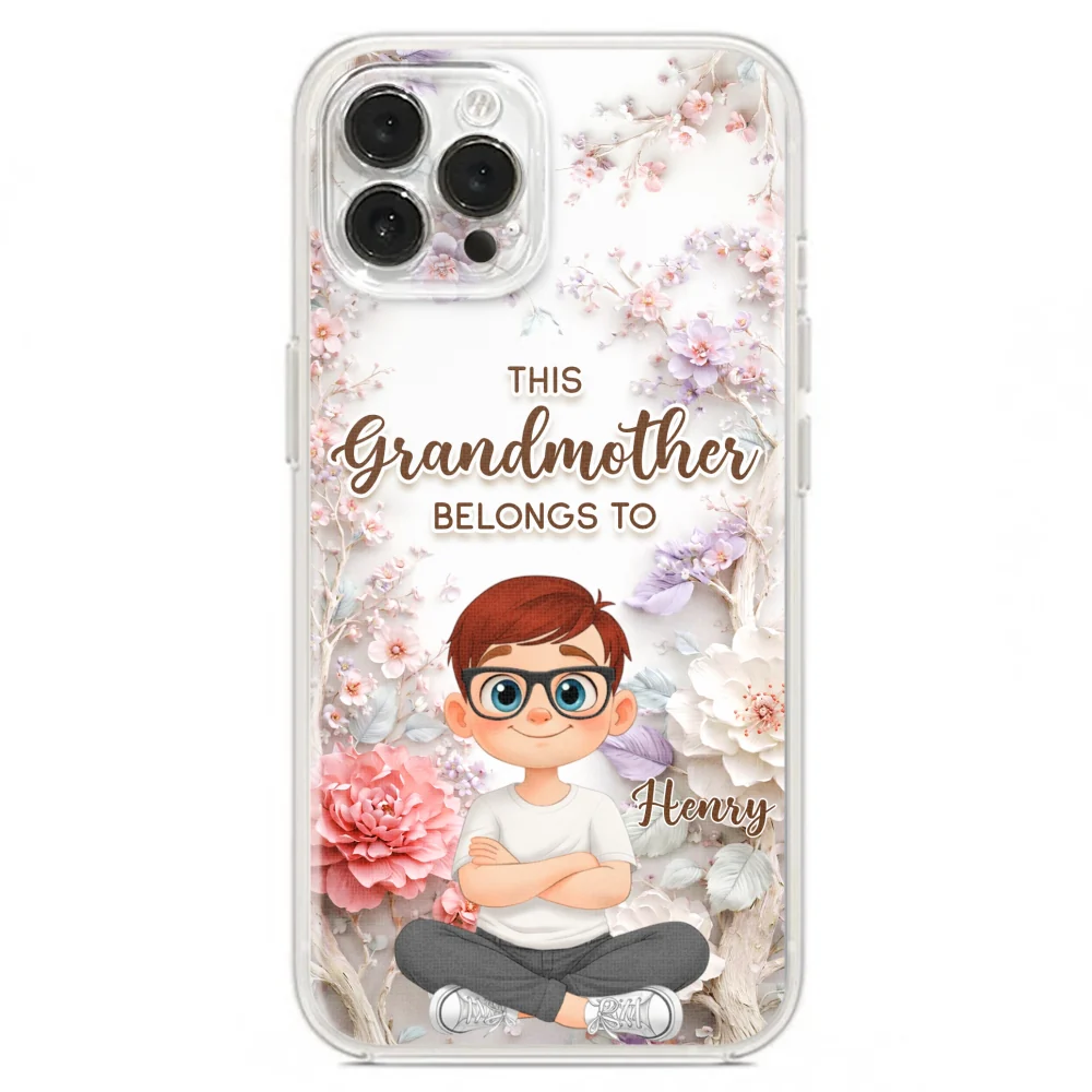 This Grandma Belongs To - Personalized Custom 3D Effect Phone Case - Image 19