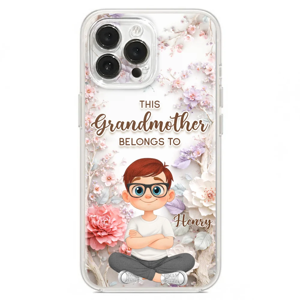 This Grandma Belongs To - Personalized Custom 3D Effect Phone Case - Image 20