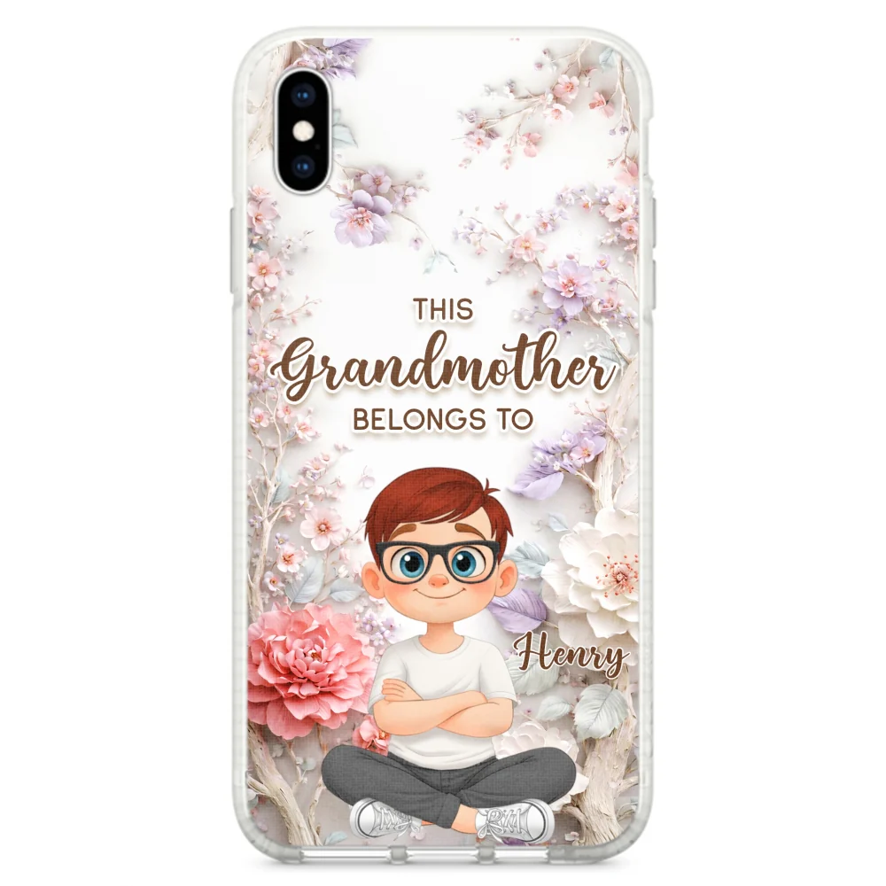 This Grandma Belongs To - Personalized Custom 3D Effect Phone Case - Image 24