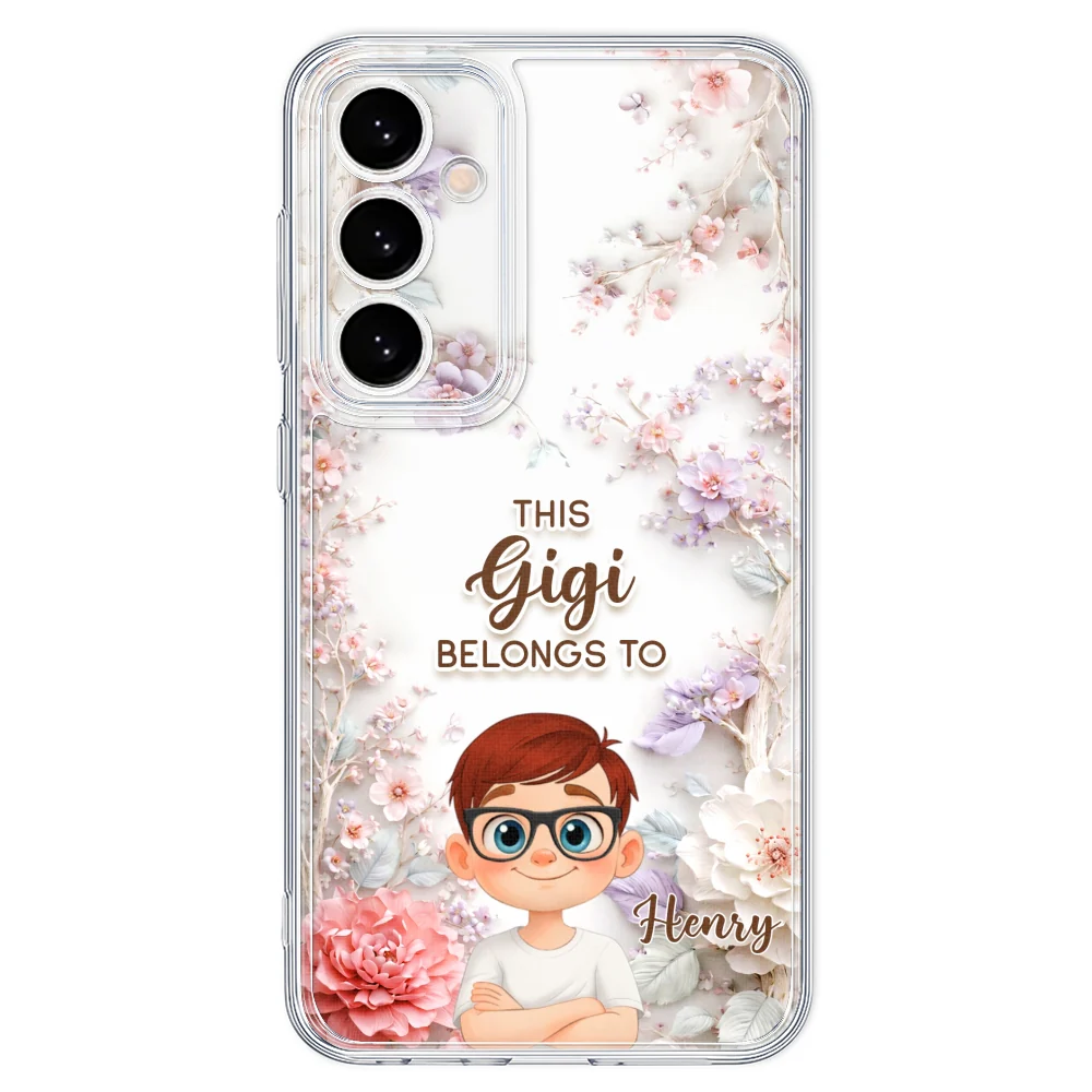 This Grandma Belongs To - Personalized Custom 3D Effect Phone Case - Image 35
