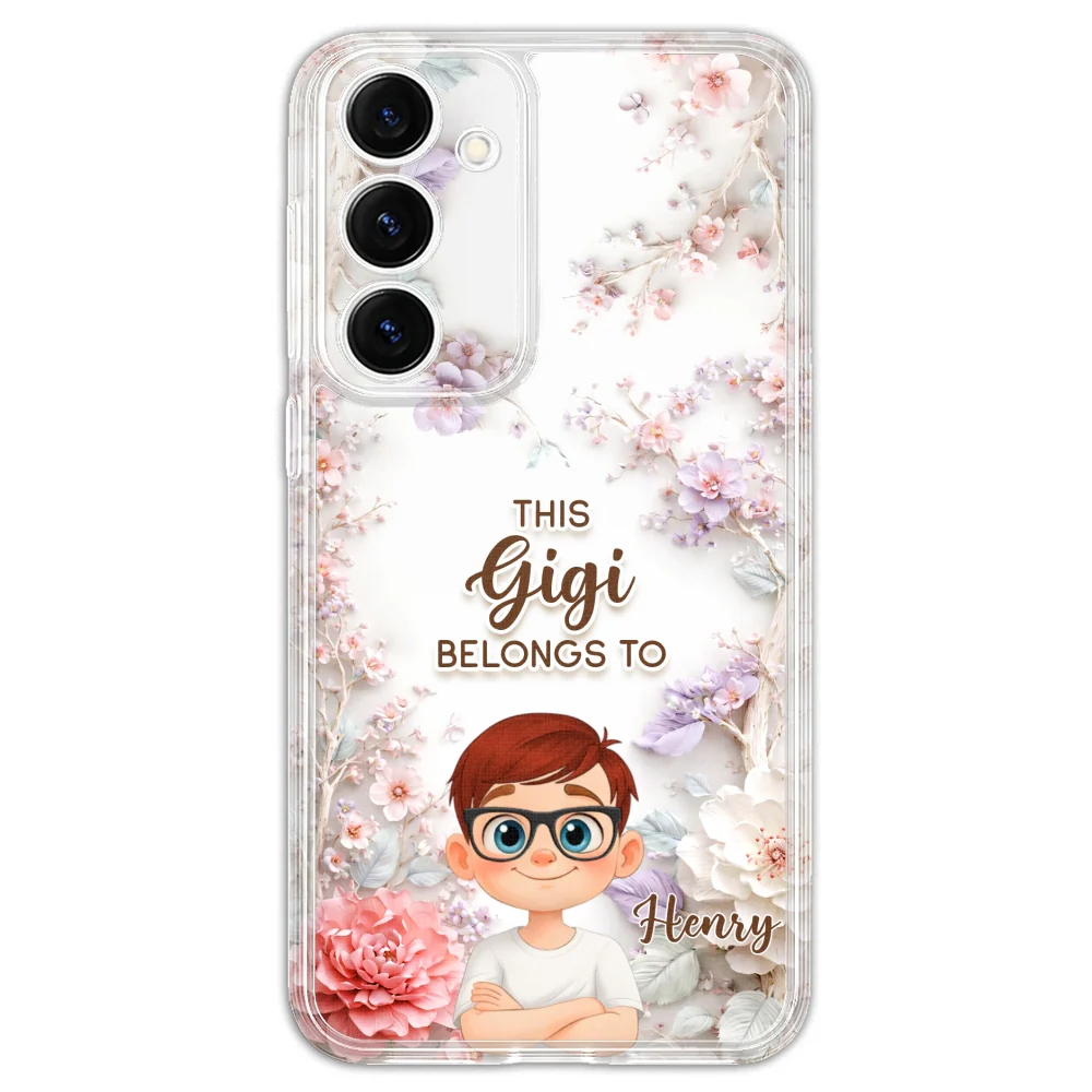 This Grandma Belongs To - Personalized Custom 3D Effect Phone Case - Image 37