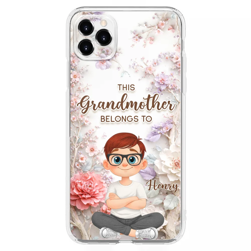 This Grandma Belongs To - Personalized Custom 3D Effect Phone Case - Image 9