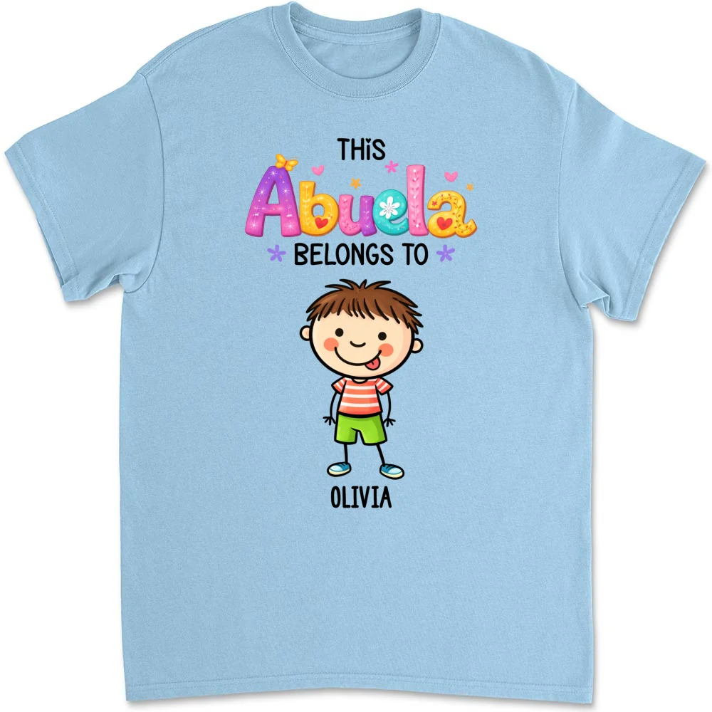 This Grandma Means The World - Personalized Custom Shirt - Image 9