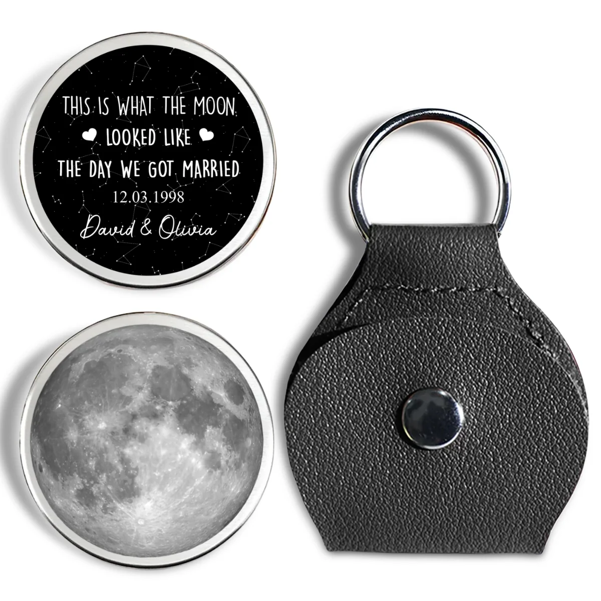 This Is What The Moon Looked Like - Personalized Custom Pocket Hug - Image 6