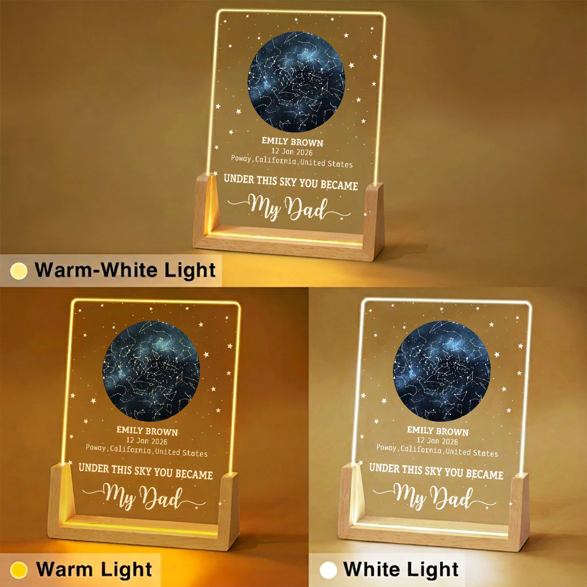 This Is What The Sky Looked Like 2 - Personalized Custom Night Light - Image 5