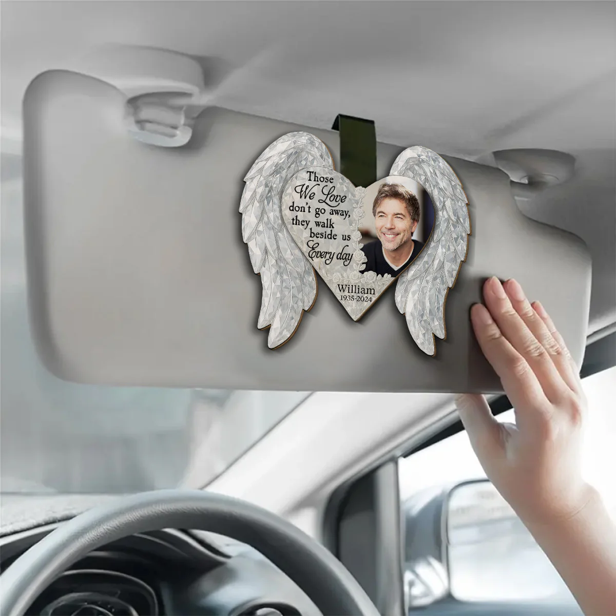 Those We Love - Personalized Custom Car Visor Clip - Image 3