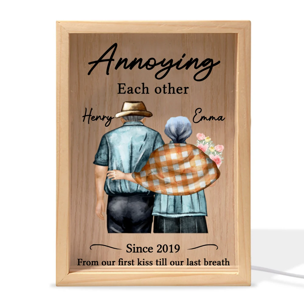 Till Our Last Breath - Personalized Custom Frame Light Box - Image 7
