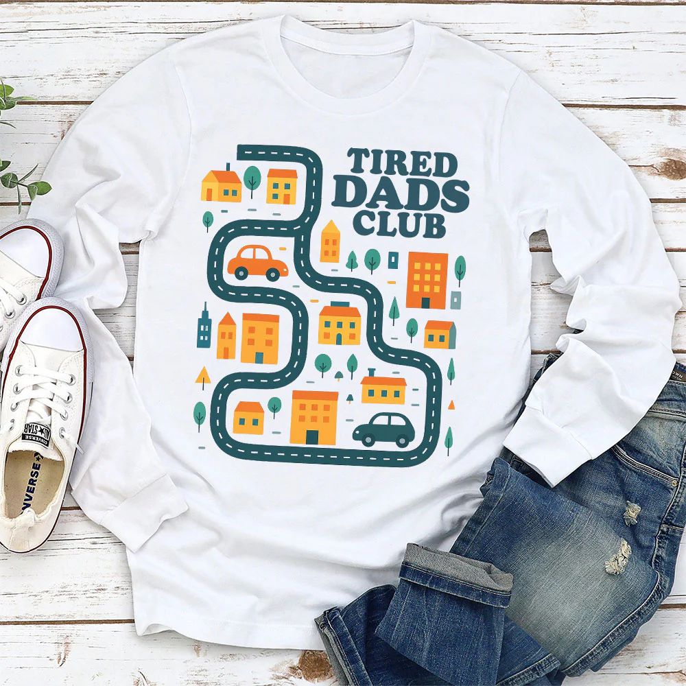 Tired Dads Husbands Club - Personalized Custom Shirt - Image 6