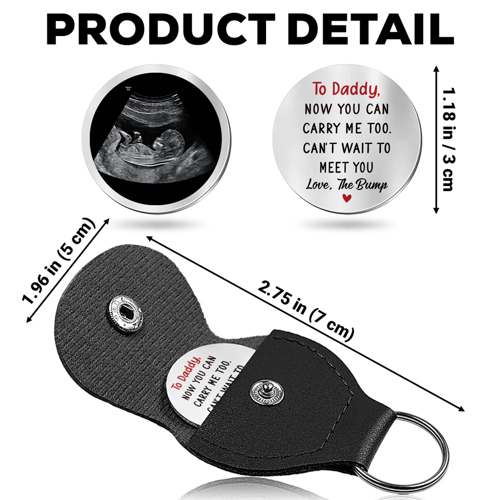 To Daddy - Personalized Custom Pocket Hug - Image 5