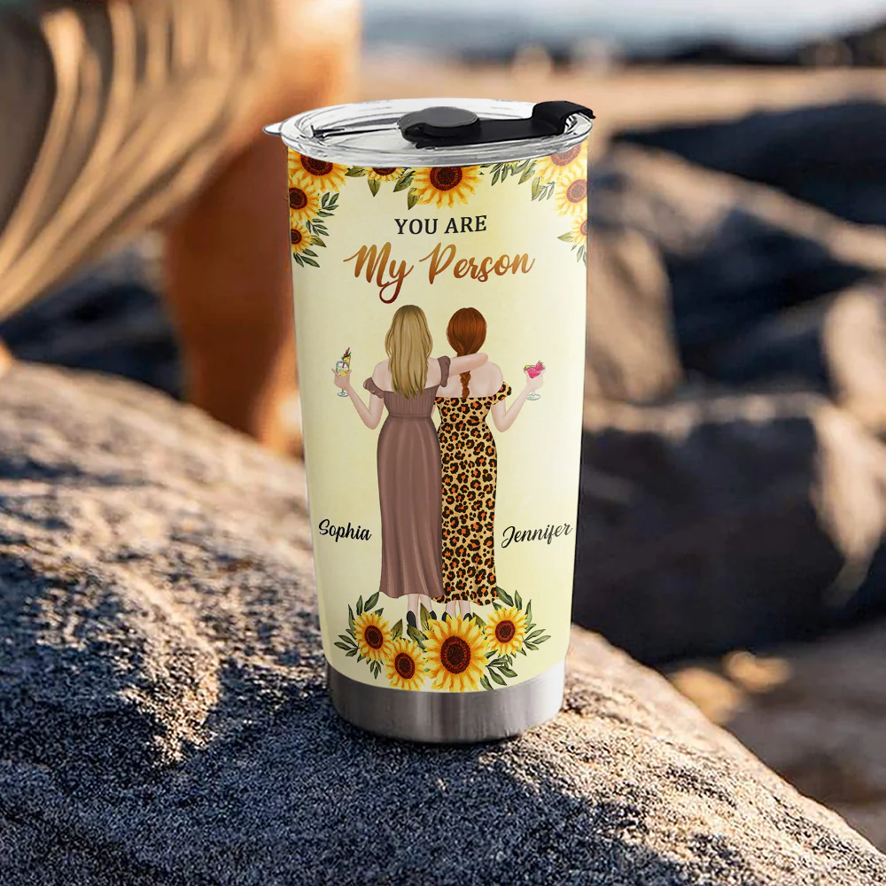 To My Badass Bestie - Personalized Custom Tumbler - Image 5