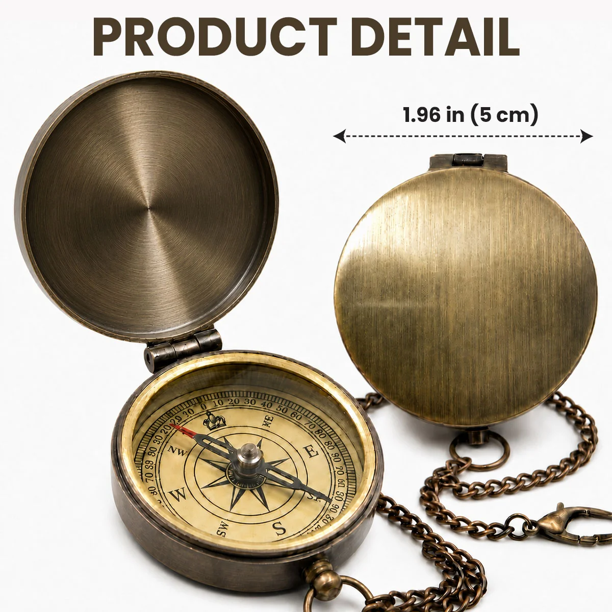 To My Dad - Personalized Custom Pocket Compass - Image 7